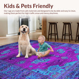 Chic Abstract Textural Harmony(Purple)