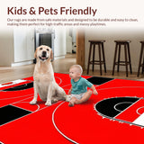 Dynamic Court Inspired Graphic Style(Red)