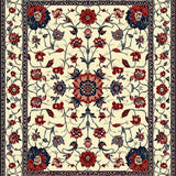 Non Slip Beige Runner Floral Kitchen Area Long Hallway(Beige)
