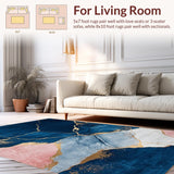 Elegant Abstract Marble Motif(Blue)