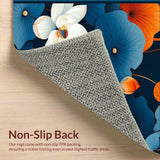 Tropical Floral Oasis Motif(Blue)