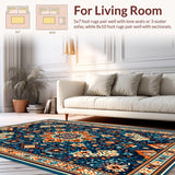 Cozy Retro Diamond Accent(Blue)