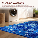 Elegant Blue Toned Chinoiserie Motif(Blue)