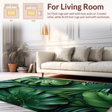 Lush Green Abstract Elegance(Green)