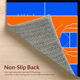 Rustic Sports Court Inspired Look(Blue)