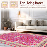 Contemporary Floral Motif with Gold(Red)