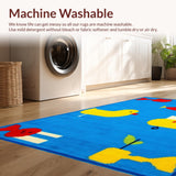 Dynamic ABC Patterned Visuals(Blue)