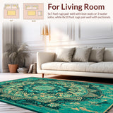 Distressed Boho Chic Forest Green(Green)