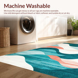 Artful Distressed Colorful Swirls(Blue)