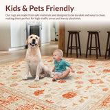 Cozy Amber Toned Geometric Print(Beige)