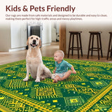 Minimalist Bright Trellis Accent(Green)