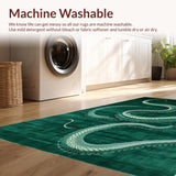 Dynamic Modern Serpentine Artwork(Green)