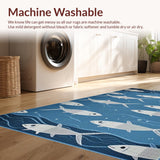 Minimalist Blue and White Fusion(Blue)