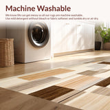 Abstract Geometric Area in Beige and Brown Artful Design(Beige)