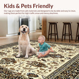 Abstract Cheetah Print Area(Beige)