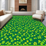 Classic Green and White Geometric Style(Green)