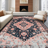 Rustic Salmon Toned Trellis Design(Gray)