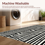 Vibrant Eclectic Striped Design(Black)