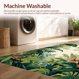 Earthy Toned Tropical Print(Green)