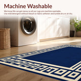 Geometric Modern Border Elegance(Blue)