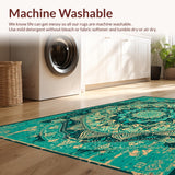 Distressed Boho Chic Forest Green(Green)