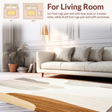 Boho Chic Handcrafted Dinner Table of Natural Woven Area Mats(Beige)