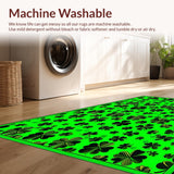 Stylish Tufted Shamrock Composition(Green)