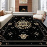 Vibrant Tasseled Medallion Style(Black)