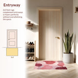 Mauve Harmony Modern with Dreamy Blush Gradient and Rose Motifs(Red)