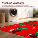 Bright Whimsical Petal Shapes(Red)