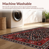 Contemporary Oversized Floral Motif(Red)