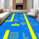 Vibrant Multicolor Alphabetical Arrangement(Blue)