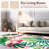 Tropical Flamingo Striped Aesthetic(Pink)