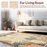 Modern Animal Print Beige Brown Geometric Spotted(Beige)