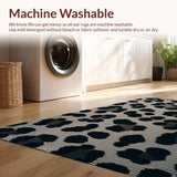 Modern Dark Grey Leopard Print(Black)