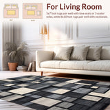 Rustic Modern Diamond Motif(Gray)