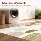 Abstract Retro With Non Slip Backing(Beige)