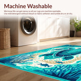 Whimsical Sea Life Print(Blue)