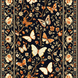 Artistic Nature Inspired Butterfly Aesthetic(Black)