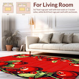 Unique Vintage Fruit Design Element(Red)