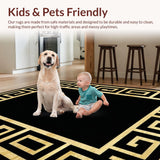 Chic Black Geometric Elegance(Gold)