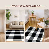 Chic Black and White Stripes(Black)