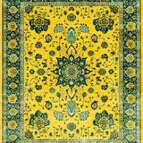 Chic Vintage Symmetrical Design(Yellow)