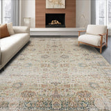 Artful Vibrant Trellis Composition(Beige)