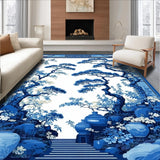 Sophisticated Blue Toned Lattice Style(Blue)
