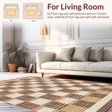 Lively Geometric in Brown(Beige)