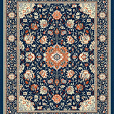 Contemporary Colorful Trellis Style(Blue)