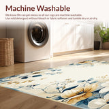 Summer Boho Flower Print with Artistic Botanical Shapes and Neutral Tones(Beige)