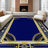 Chic Symmetrical Navy Composition(Blue)