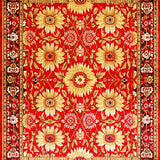 Chic Modern Floral Aesthetic(Red)
